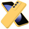 Silikónové puzdro vivo V40 SE / V30 Lite 4G Solid Color Liquid, žltá