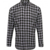 Premier Workwear Pánska bavlnená košeľa s dlhým rukávom PR250 Steel 3XL