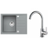 Set Alveus (dřez Intermezzo 30 Beton 81 + baterie Tonia Chrom) SETA376