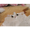 Prsten - Sluneční kámen & Herkimer diamant - 