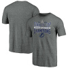 Fanatics Pánske tričko Tampa Bay Lightning 2020 Stanley Cup Champions Odd Man Rush Tri-Blend Veľkosť: XXXL