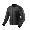 REV'IT Rino Jacket - klasická moto kožená bunda Čierna 46