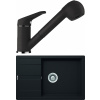 Set Schock S19-2 (dřez Manhattan D-100LS Onyx + baterie Cosmo.120 Onyx)