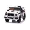 BABY MIX Detské elektrické autíčko Mercedes - Benz G63 AMG 110x69x57 biela