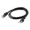 C2G Cat6 Booted Unshielded (UTP) Network Patch Cable - Patch kabel - RJ-45 (M) do RJ-45 (M) - 2 m - UTP - CAT 6 - lisovaný, provedení bez hrbolků, licna - černá