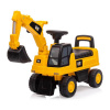 MILLY MALLY Detské odrážadlo rýpadlo so zvukom CAT Excavator žlté 50x30x73 žltá