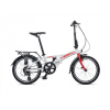 Skladací bicykel Author Simplex 2023 M biela/červená