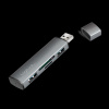 Logilink HUB USB 3.2 Gen2 4v1 Čítačka pamäťových kariet SD/microSD (UA0394)