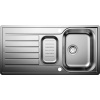 Kuchyňský dřez Blanco Lantos II 6 S-IF Kartáčovaný, s excentrem a miskou 526628