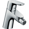 Hansgrohe Focus, páková bidetová batéria s odtokovou súpravou Push-Open, chrómová, HAN-31922000