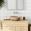 vidaXL Umývadlo na dosku hnedo-modré okrúhle Φ41x14 cm keramické - Hnedá - 89796-44094