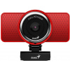 GENIUS webová kamera ECam 8000/ červená/ Full HD 1080P/ USB2.0/ mikrofón