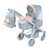 DeCuevas 80580 Skladací kočík pre bábiky 3 v 1 s batôžkom COCO 2024 - 70 cm