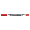 STAEDTLER Lumocolor 348 duo univerzálny popisovač - červený