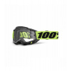 ACCURI 2, 100% Enduro Moto brýle žluté, čiré Dual plexi