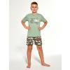 Letné chlapčenské pyžamo CORNETTE Kids Boy 789/98 Camper zelená 128