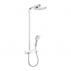 Hansgrohe Raindance Select E - Showerpipe 300 2jet EcoSmart 9 l/min s termostatom ShowerTablet Select 300, biela/chróm 27283400