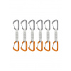 Lezecké expresky Mammut Sender Wire 12 cm 6-Pack Quickdraws - light grey/gold