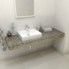 Sapho TAILOR rockstone doska 160x50 cm, prevedenie límca L SPH TR160L
