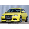 Rieger kompletný predný nárazník R-Frame pro Audi A3 8L 3-dver., 5-dver., plast ABS bez povrchovej úpravy, pro orig. masku Audi A6, s rebrovaním, s držáky pro originální mlhová světla, pro vozy s ostr