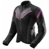 REBELHORN HIFLOW V LADY BLACK GREY FLUO PINK MOTOCYKLOVÁ TEXTILNÁ BUNDA