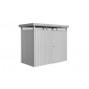 Biohort HighLine H1 plechový domček 275 x 155 x 222, strieborný metalický Biohort