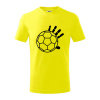 Hádzaná lopta ruka - Tričko detské bavlnené - 134 cm/8 rokov ( Citrónová )