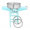 Royal Catering Stroj na cukrovú vatu s vozíkom - 52 cm - 1 200 W - tyrkysový | RCZK-1200-BG