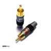 Konektor Supra RCA-6 / Koncovky RCA Cinch / 2ks
