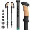 Spokey ZODIAC Trekingové palice 105-135 cm trojdielne KORKOVÉ
