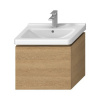 JIKA CUBITO PURE 59 x 42,7 x 48cm skrinka pod umývadlo závesná, dub, H40J4233015191