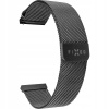 FIXED Sieťovaný nerezový remienok Mesh Strap so šírkou 20 mm pre smartwatch čierny FIXMEST-20MM-BK