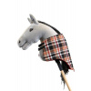 Dečka - hnědo-béžová kostka - Beige and Brown - dospělý kůň (Hobby horsing )