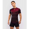 Pánský rashguard Venum Tactical XT - krátké rukávy - Black/Burgundy/Gold Velikost: XL
