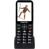 EVOLVEO EasyPhone LT, mobilní telefon pro seniory s nabíjecím stojánkem (černá barva) EP-880-LTB