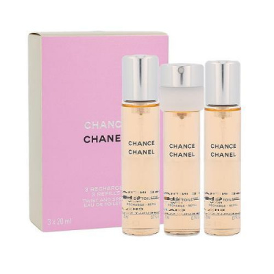 Chanel Chance 3x20 ml Toaletná voda Náplň pre ženy