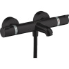 HANSGROHE Ecostat Comfort vaňový termostat na stenu, pre 2 spotrebiče, matná čierna, 13114670