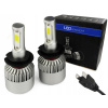 Sada LED žiaroviek pre stretávacie/diaľkové svetlá (LED žiarovky H7 S2 72W COB Strong set 16000 lm)