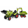 Šliapací traktor FALK 1010W Claas Axos - zelený