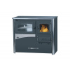 ABC Kuchyňská kamna s troubou a plotnou na tuhá paliva Concept 2 Air 12kW INOX - pravá