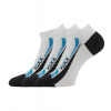 VoXX® Rex 19 Unisex nízke ponožky - 3 páry BM000005530500102521 biela 35-38 (23-25)