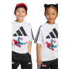 Detské tričko adidas Marvel biela farba, vzorované, JM0806 92