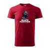 Sablio Tričko s potlačou BLACK PANTHER - červené 3XL