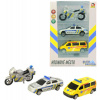 _Ostatní 1_ Záchranné složky set auto 2ks s motocyklem český design na baterie Světlo Zvuk