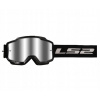 Okuliare cross enduro štvorkolka ATV LS2 Charger čierne zrkadlové sklo