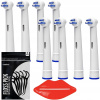8x NÁHRADNÉ HLAVICE PRE ZUBNÚ KEFKU ORAL-B, ORTODONTICKÉ