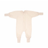 COSILANA Rastúci detský overal na spanie zo 100 % merino vlny prírodnej farby Veľkosť: 80