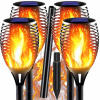 4x Solárna LED lampa POCHODNÁ efekt OHEŇ PLAMEŇ