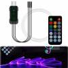 5M LED PÁSIK DO AUTA RGB OSVETLENIE BLUETOOTH APLIKÁCIA + DIAĽKOVÉ OVLÁDANIE