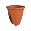Marex Trade Plastkon balkónový kvetináč OVI 26 cm terakota